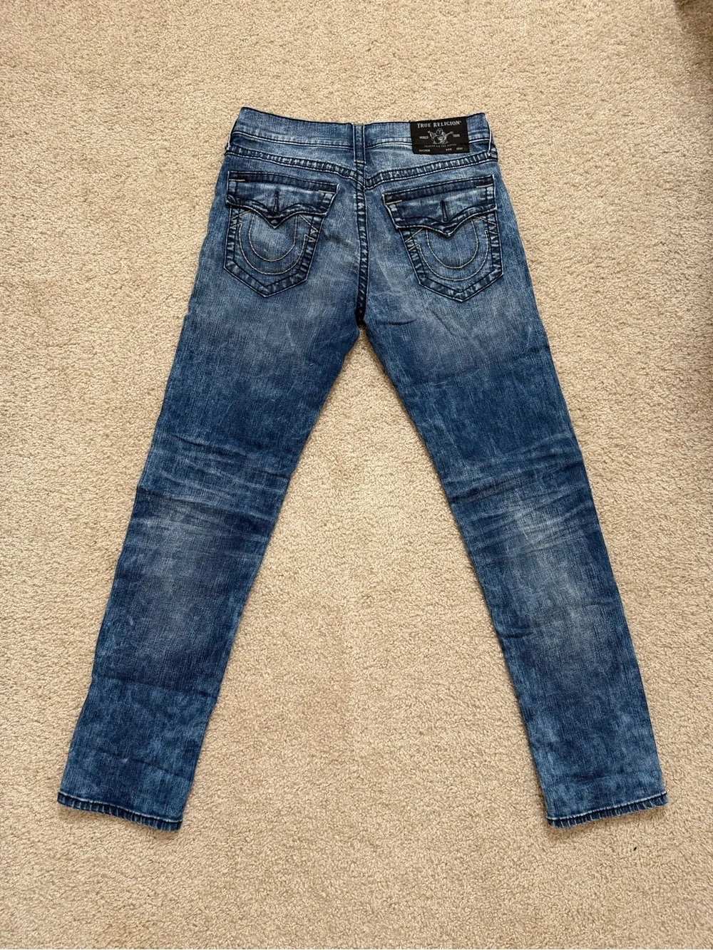 Men's Blue True Religion Jeans